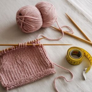 motki włóczki obok kocyka