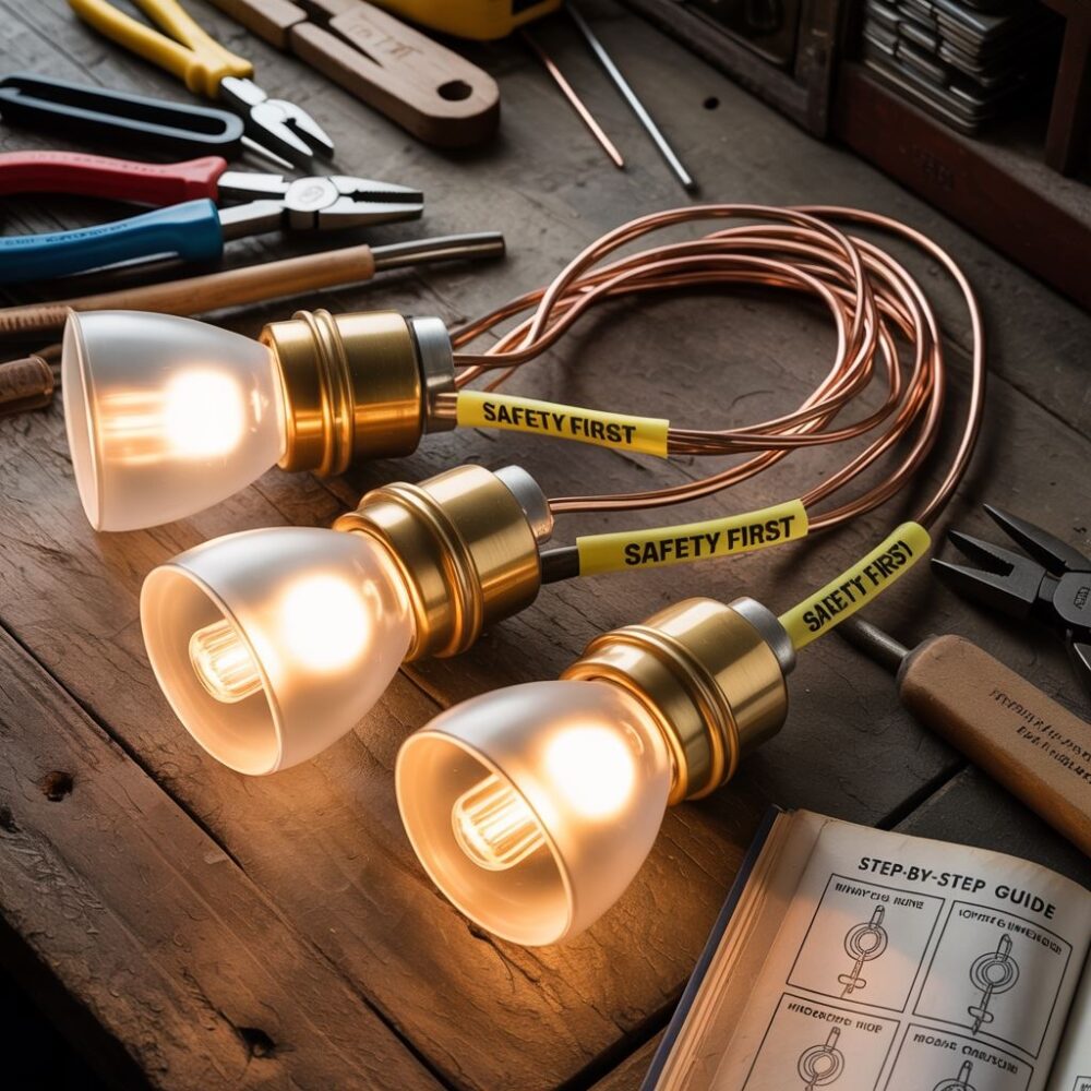 podłączenie lamp krok po kroku