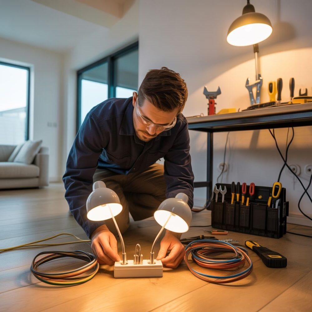 schemat instalacji elektrycznej