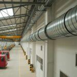 Instalacja wentylacyjna w obiekcie produkcyjnym